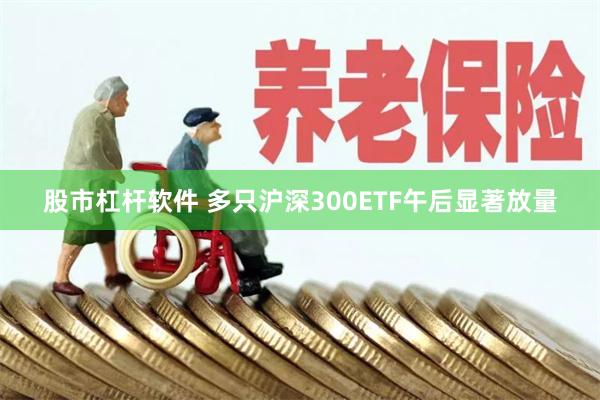 股市杠杆软件 多只沪深300ETF午后显著放量